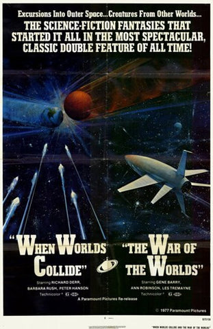 When Worlds Collide / War of the Worlds Combo Movie Poster Print