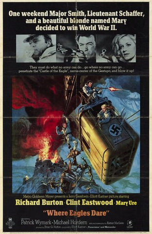 Where Eagles Dare Movie Poster Print