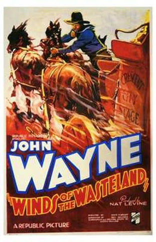 Winds of the Wasteland Movie Poster Print