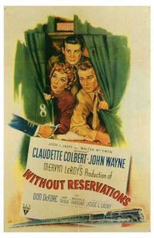 Without Reservations Movie Poster Print