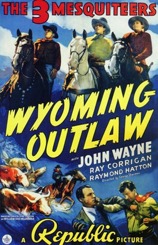 Wyoming Outlaw Movie Poster Print