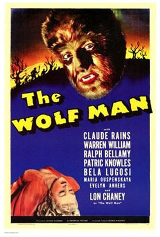 The Wolf Man Movie Poster Print