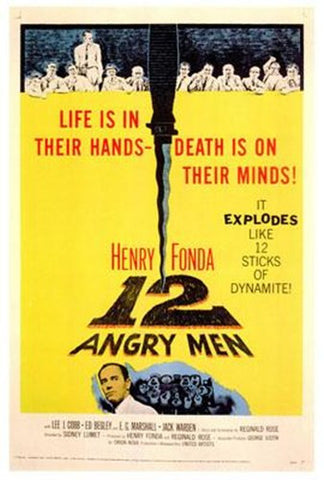 Twelve Angry Men Movie Poster Print