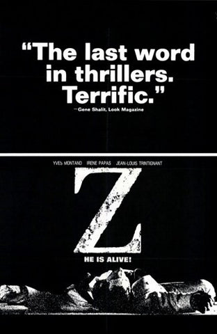 Z Movie Poster Print