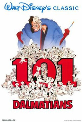 101 Dalmatians Movie Poster Print