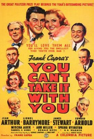 You Can't Take It With You Movie Poster Print