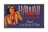 Six Islands of Aloha (Select your favorite island) Metal 28x48