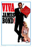 Viva James Bond Movie Poster Print