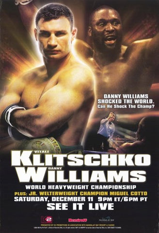 Vitali Klitschko vs Danny Williams Movie Poster Print