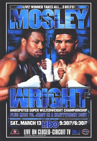 Winky Wright vs Shane Mosley Movie Poster Print