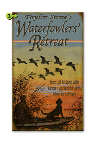 Waterfowlers' Retreat Wood 28x48