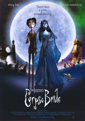 Tim Burton's Corpse Bride Movie Poster Print