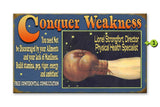 Personal Trainer (Conquer Weakness) Wood 14x24