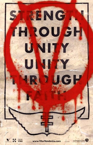 V for Vendetta Movie Poster Print