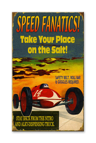 Speed Fanatics Wood 28x48