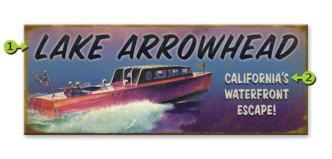 Waterfront Escape Metal 17x44