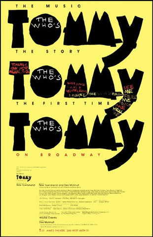 Tommy (Broadway) Movie Poster Print