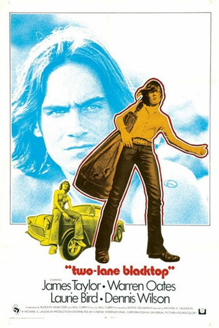 Two Lane Blacktop Movie Poster Print