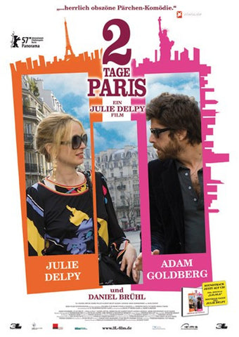 2 Days in Paris Movie Poster Print