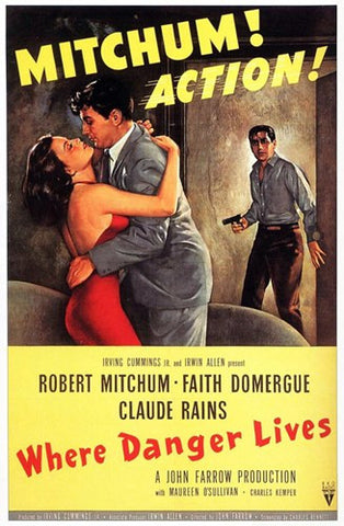 Where Danger Lives Movie Poster Print