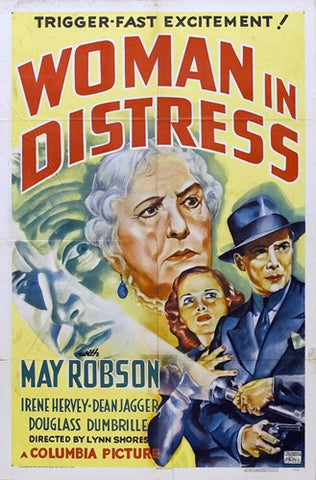 Woman in Distress Movie Poster Print