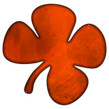 ArtFuzz Four Leaf Clover Laser Cut Out Faux Copper Finish Metal Sign 17x17.5