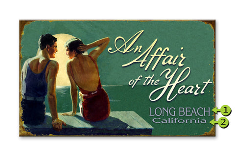 An Affair of the Heart Metal 23x39