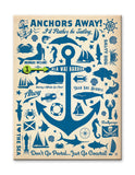 Anchors Away Wood 28x38