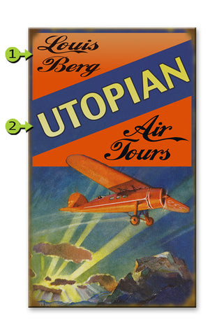 Aviation (Utopia) Metal 28x48