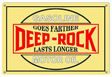 ArtFuzz Deep Rock Gasoline Reproduction Motor Oil Metal Sign 18x30