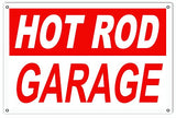 ArtFuzz Hot Rod Automobile Reproduction Garage Shop Metal Sign 18x30