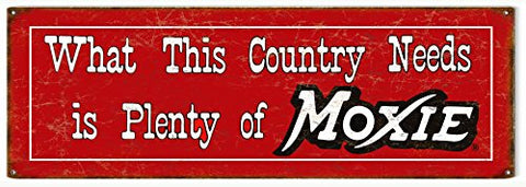 ArtFuzz Moxie Drink Nostalgic Reproduction Restaurant Metal Sign 9x30