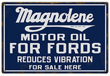 ArtFuzz Ford Magnolene Motor Oil Reproduction Gas Station Metal Sign 18x30