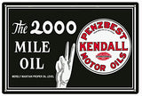 ArtFuzz Kendall Motor Oil Reproduction Garage Shop Metal Sign 18x30