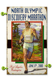 Male Marathon Runner Metal 23x39