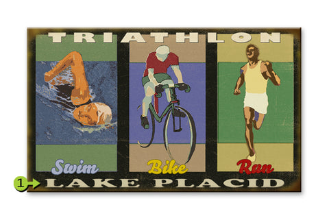 Triathlon Wood 23x39