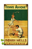 Tennis Anyone, Couple Wood 28x48