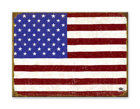 USA Flag (Wood or Metal) Wood 28x38