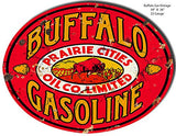 ArtFuzz Buffalo Motor Oil Reproduction Gasoline Large Metal Sign 26x34