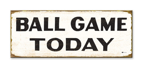 Ball Game Wood 14x36