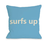 Surfs Up Throw Pillow by