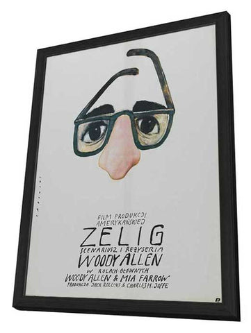 Zelig 11 x 17 Movie Poster - Polish Style A - in Deluxe Wood Frame