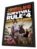 Zombieland 11 x 17 Movie Poster - Style D - in Deluxe Wood Frame