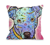 Leer Throw Pillow by Dean Russo