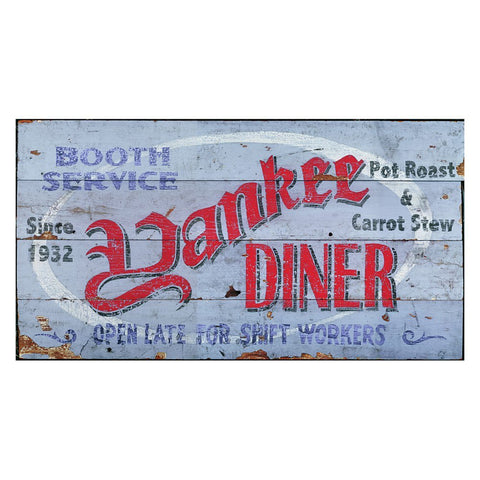 Yankee Diner Wall Art - 26W x 15H in.