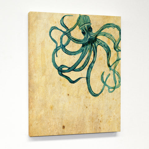 Octopus Canvas by OBC 11 X 14