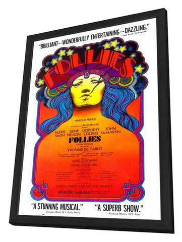 Ziegfeld Follies (Broadway) 27 x 40 Poster - Style A - in Deluxe Wood Frame