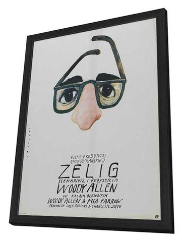 Zelig 27 x 40 Movie Poster - Polish Style A - in Deluxe Wood Frame