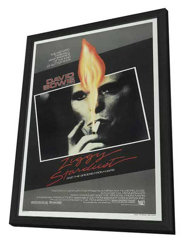 Ziggy Stardust and the Spiders from Mars 27 x 40 Movie Poster - Style A - in Deluxe Wood Frame