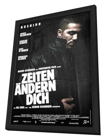 Zeiten Andern Dich 27 x 40 Movie Poster - Swiss Style A - in Deluxe Wood Frame